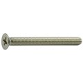 Midwest Fastener M4-0.70 x 40 mm Phillips Flat Machine Screw, Plain Stainless Steel, 100 PK 55099